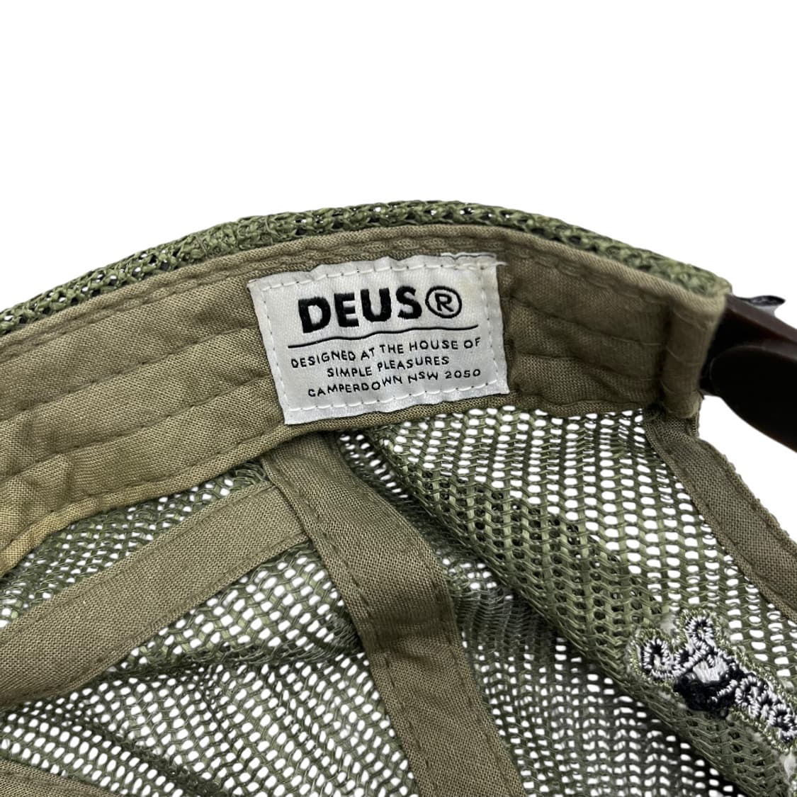 데우스 브라운배색 볼캡 상품이미지9