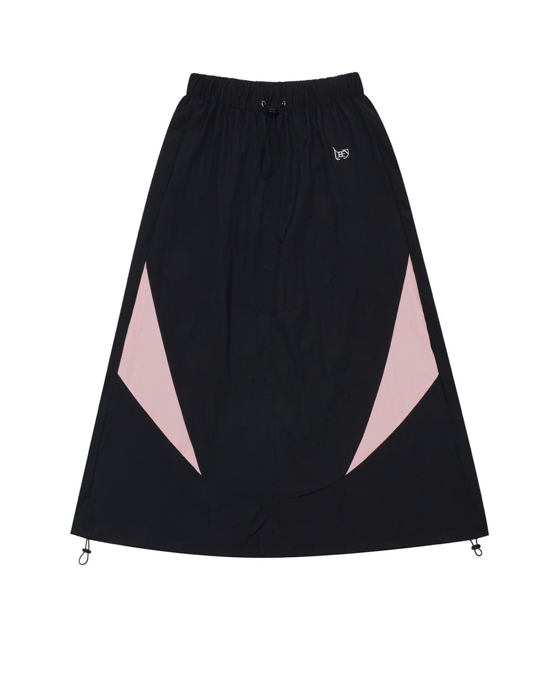  YEEL SPORTY NYLON MAXI SKIRT BLACK 상품이미지2