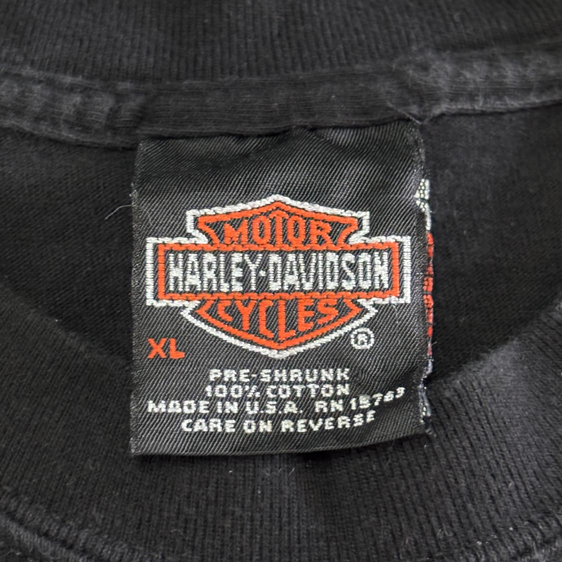 빈티지 할리데이비슨 플레임 티셔츠 상품이미지8