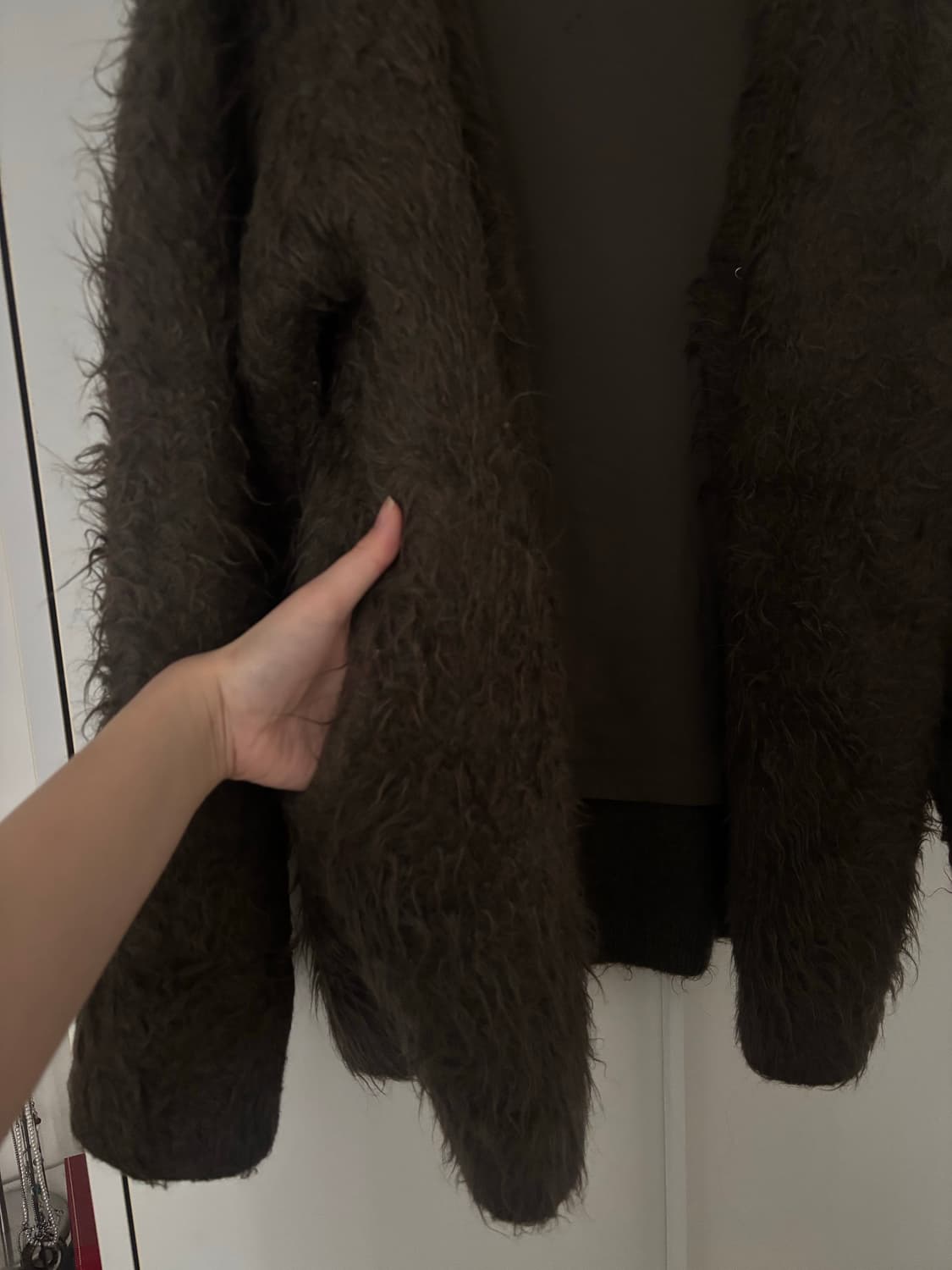 PERVERZE 퍼버즈 브라운 가디건 상품이미지5