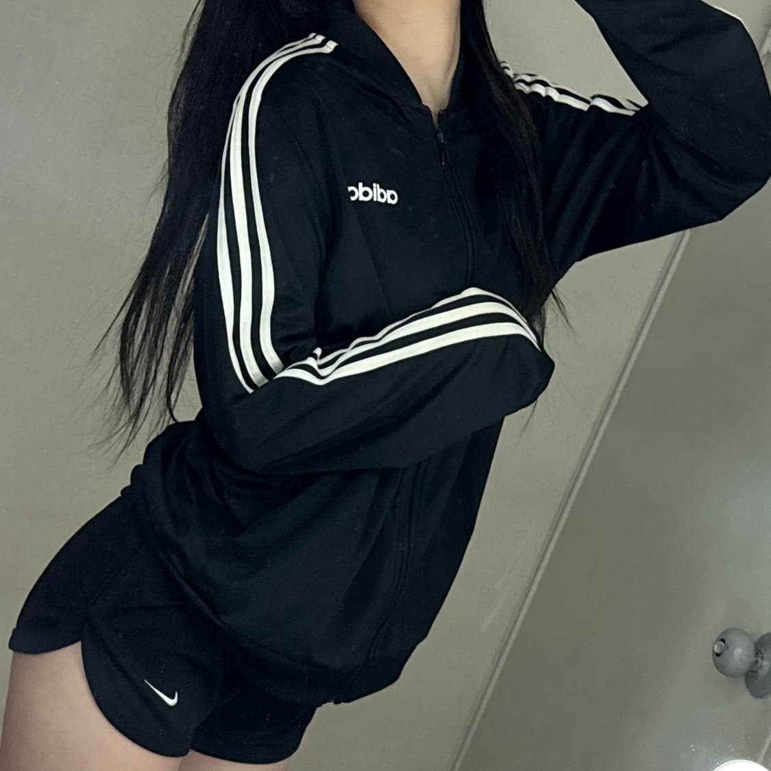 아디다스 영어로고 삼선 트랙탑 져지 상품이미지3