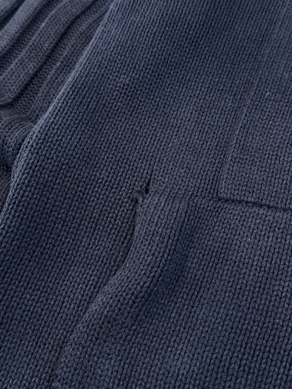 아르마니 익스체인지 투웨이 케이블 후드 니트 네이비 상품이미지5