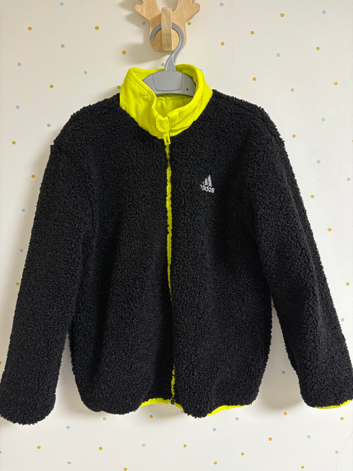 아디다스키즈 뽀글이 (양면) 사이즈 130 상품이미지1