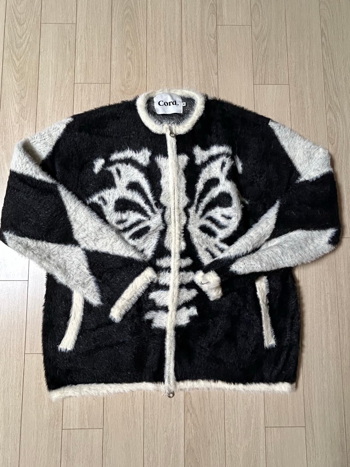 cord 본플라이 헤어리 니트 bk 상품이미지2