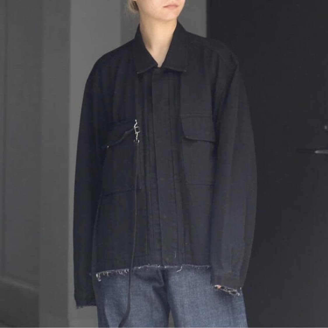 YOKE 요크 DETACHABLE POCKET DENIM JACKET 상품이미지4