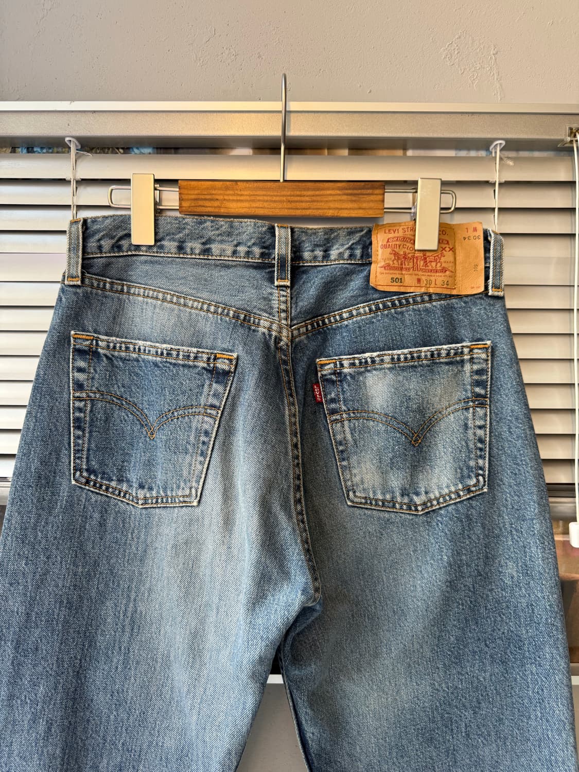 Levi's 501 early 00s USA washed 데님팬츠 상품이미지6