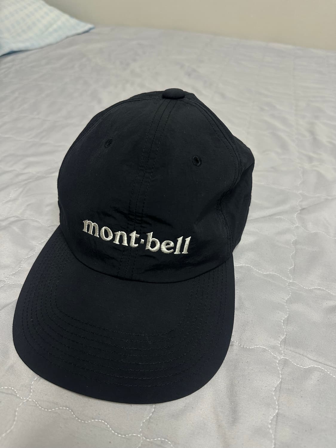 몽벨 O.D. 볼캡 키드밀리 착용 상품이미지1