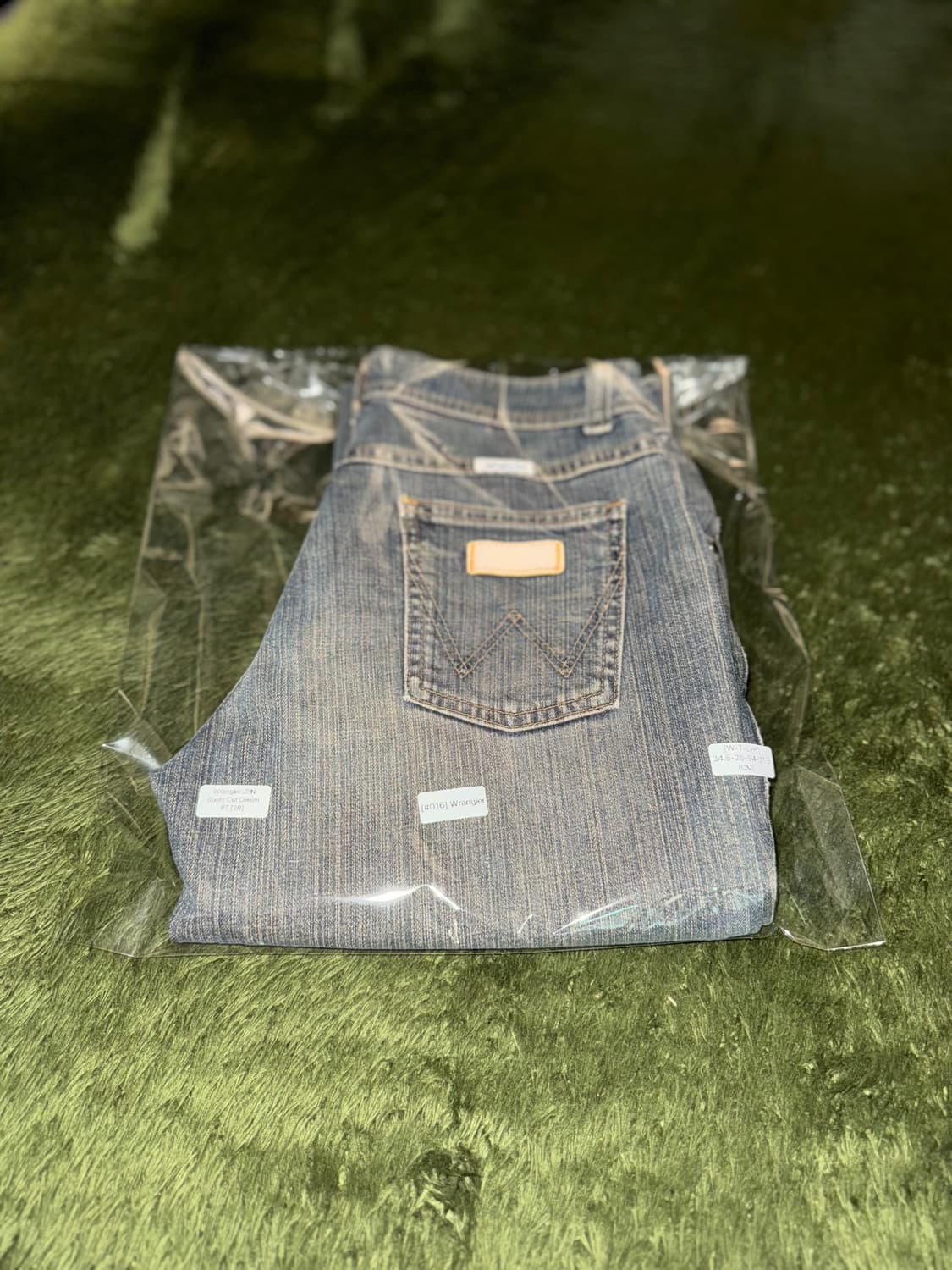 [28] Wrangler 랭글러 재팬 빈티지 워싱 부츠컷 데님 팬츠 상품이미지10