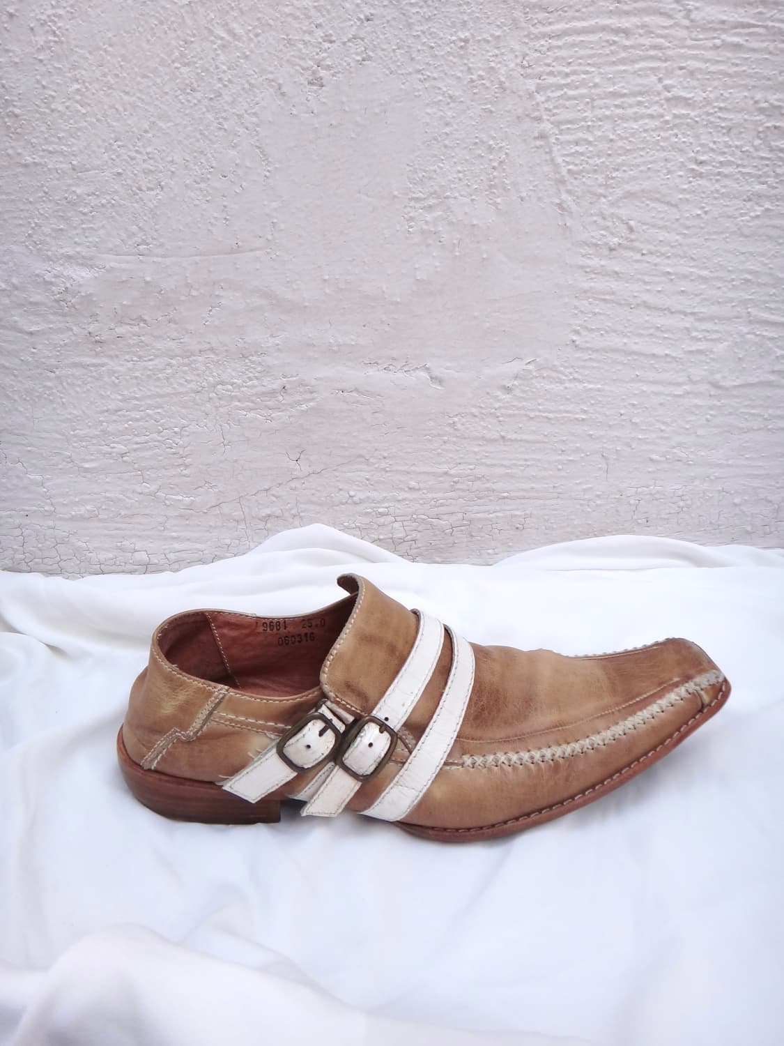 WHOOP DE DOO strap leather shoes / beige 상품이미지5