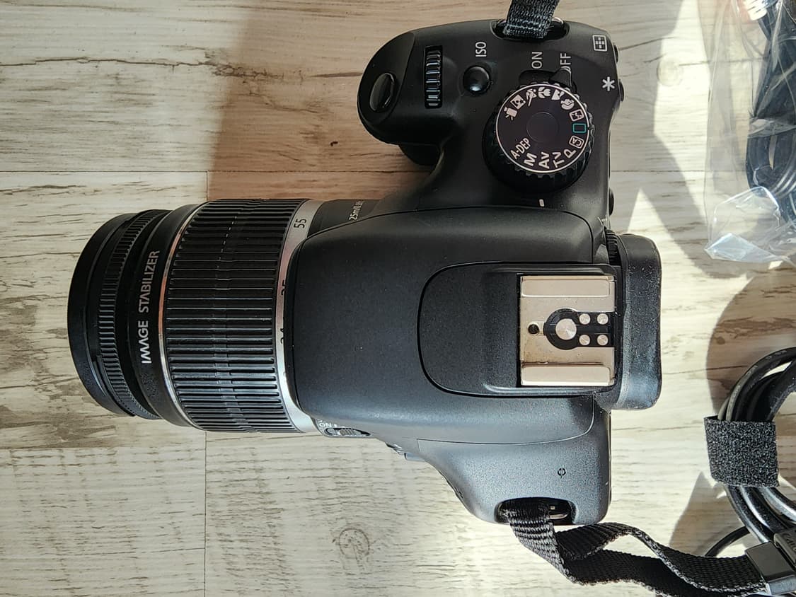 캐논 EOS 550D DSLR 크롭 바디+18-55mm 번들렌즈셋 팜. 상품이미지2