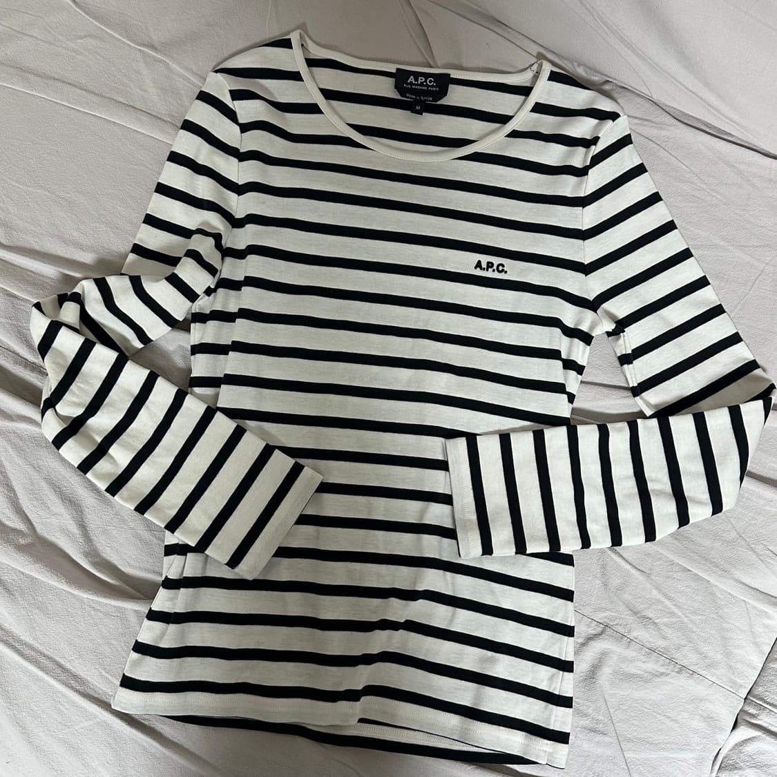 A.P.C. (아페쎄) 정품 슬리브 티셔츠 M (1회 착용) 상품이미지1