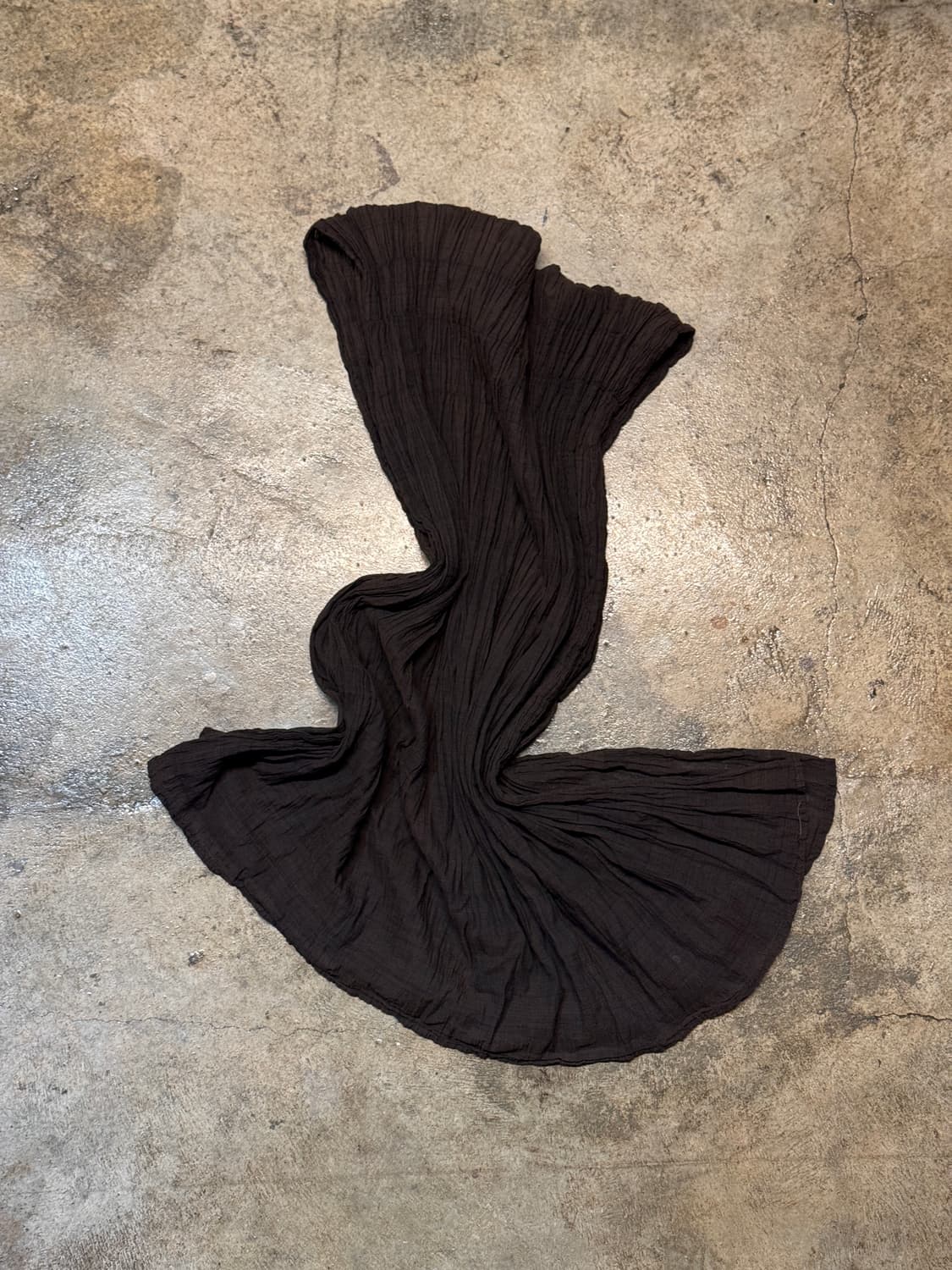 OS )HANDMADE India Cotton Pleats Muffler 상품이미지2