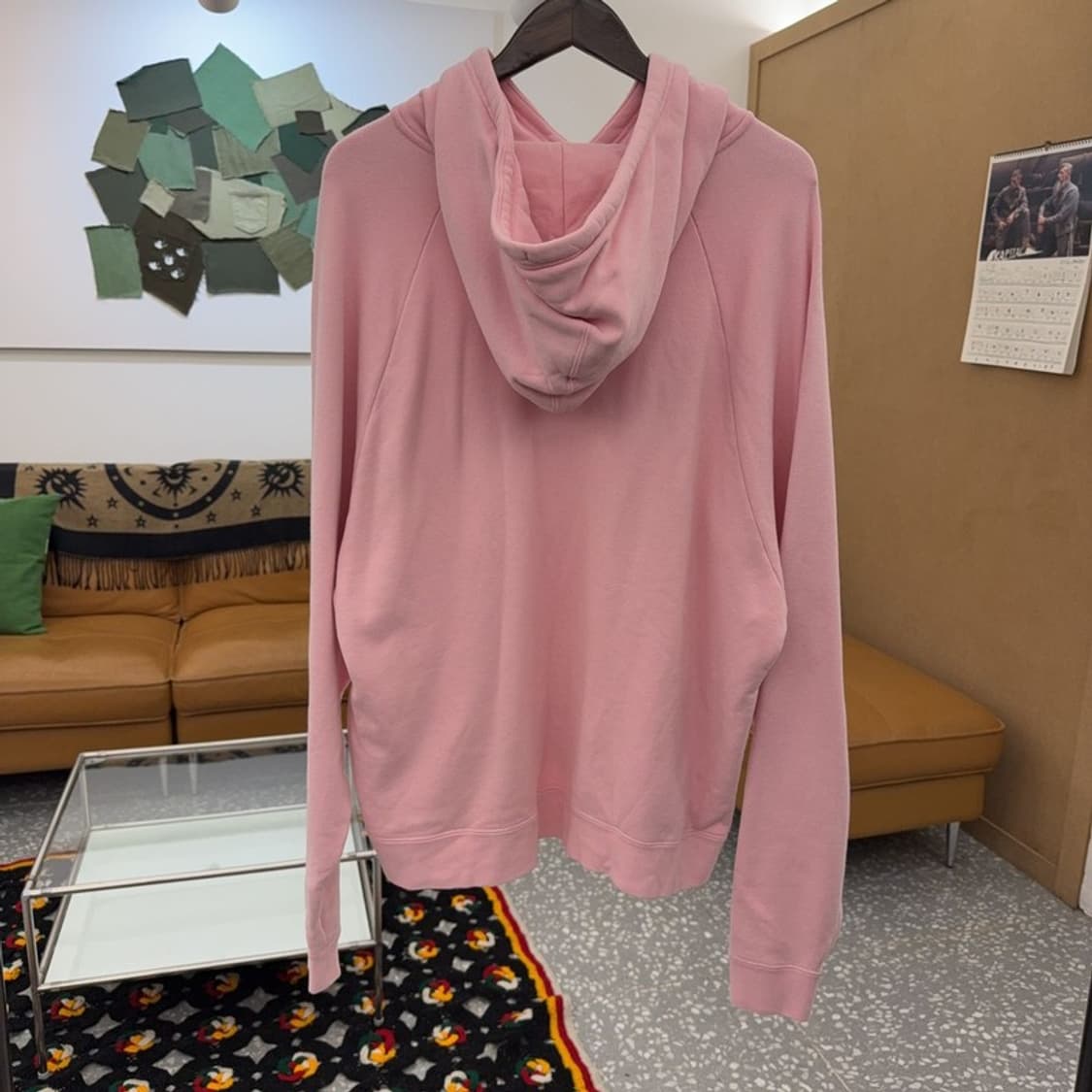 나이키 NSW V-DAY 한정판 루즈핏 딸기우유 후드티 XL C08383 상품이미지4