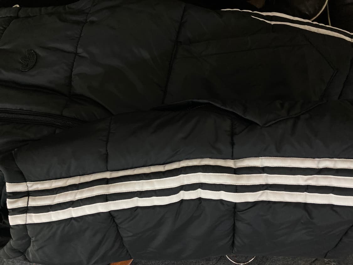 아디다스 블랙 3선 패딩 조끼 L 상품이미지6