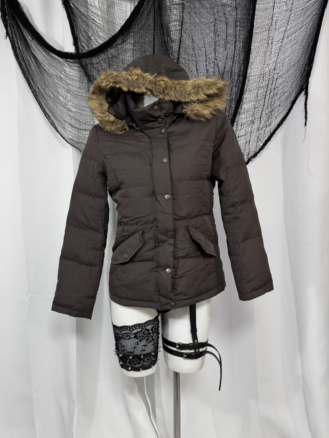 brown fur padding 상품이미지1