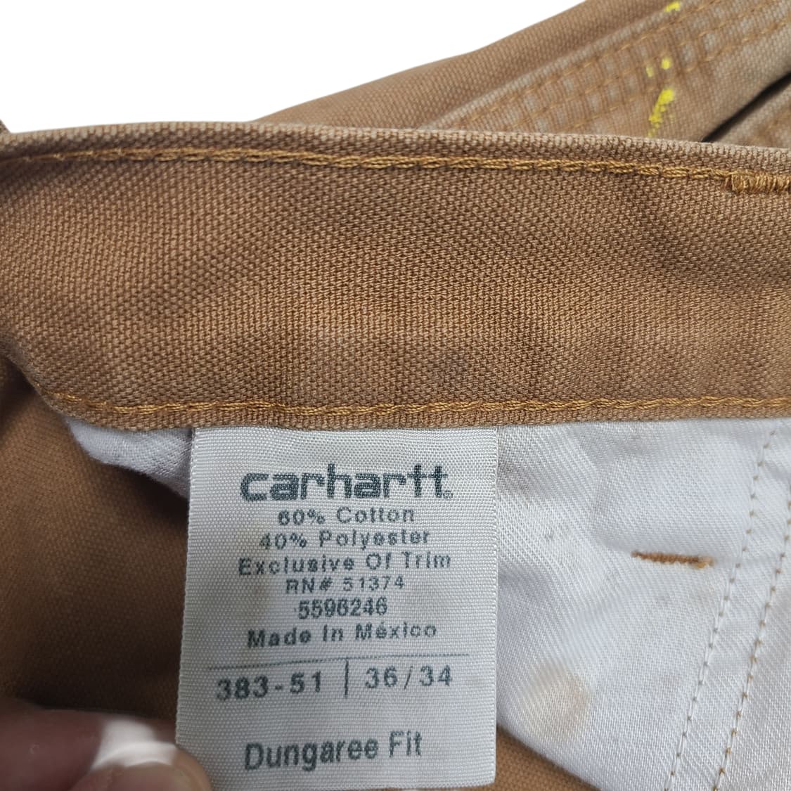 Carhartt 383-51 B11 카펜터 팬츠 상품이미지5