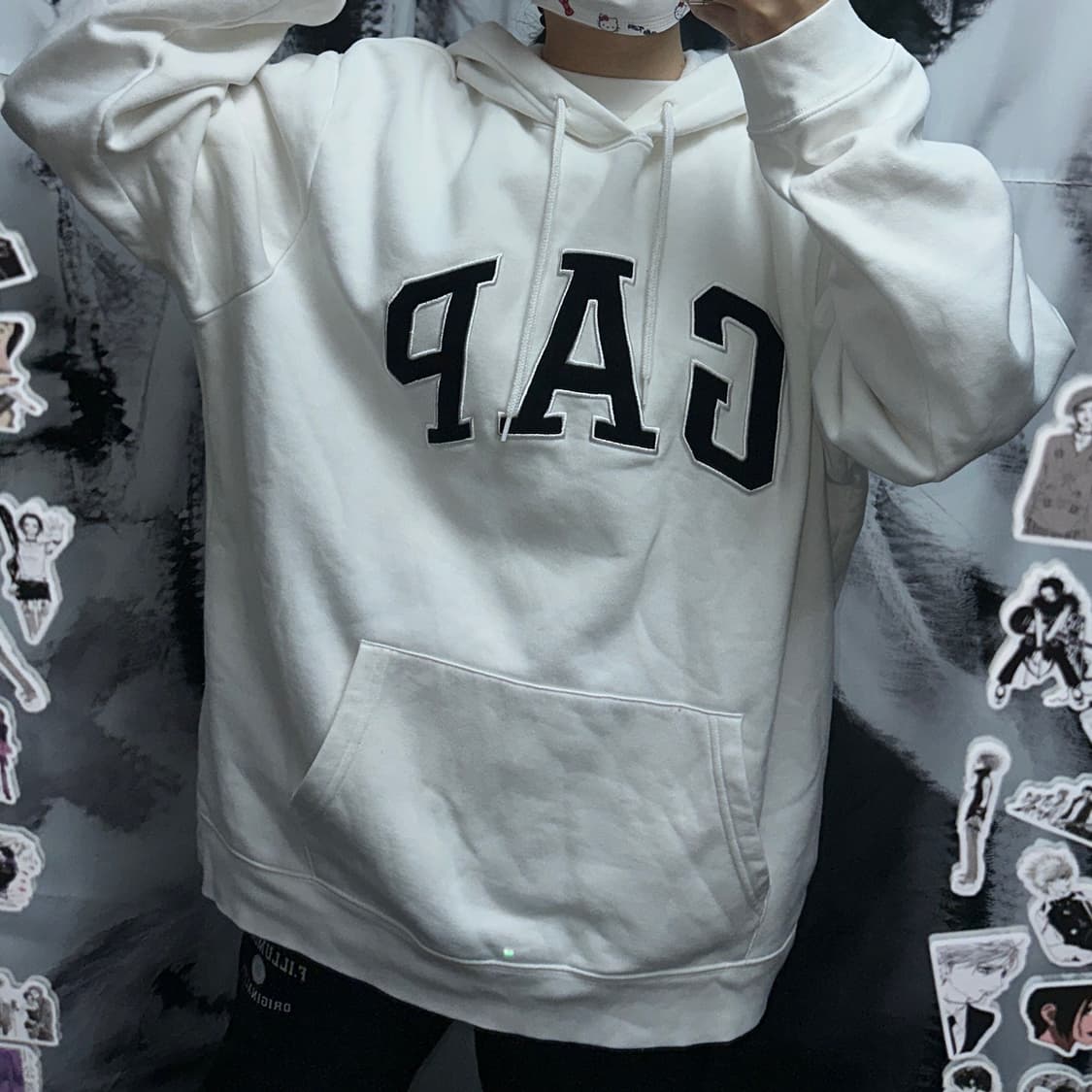 GAP 갭 화이트 후드티 상품이미지1