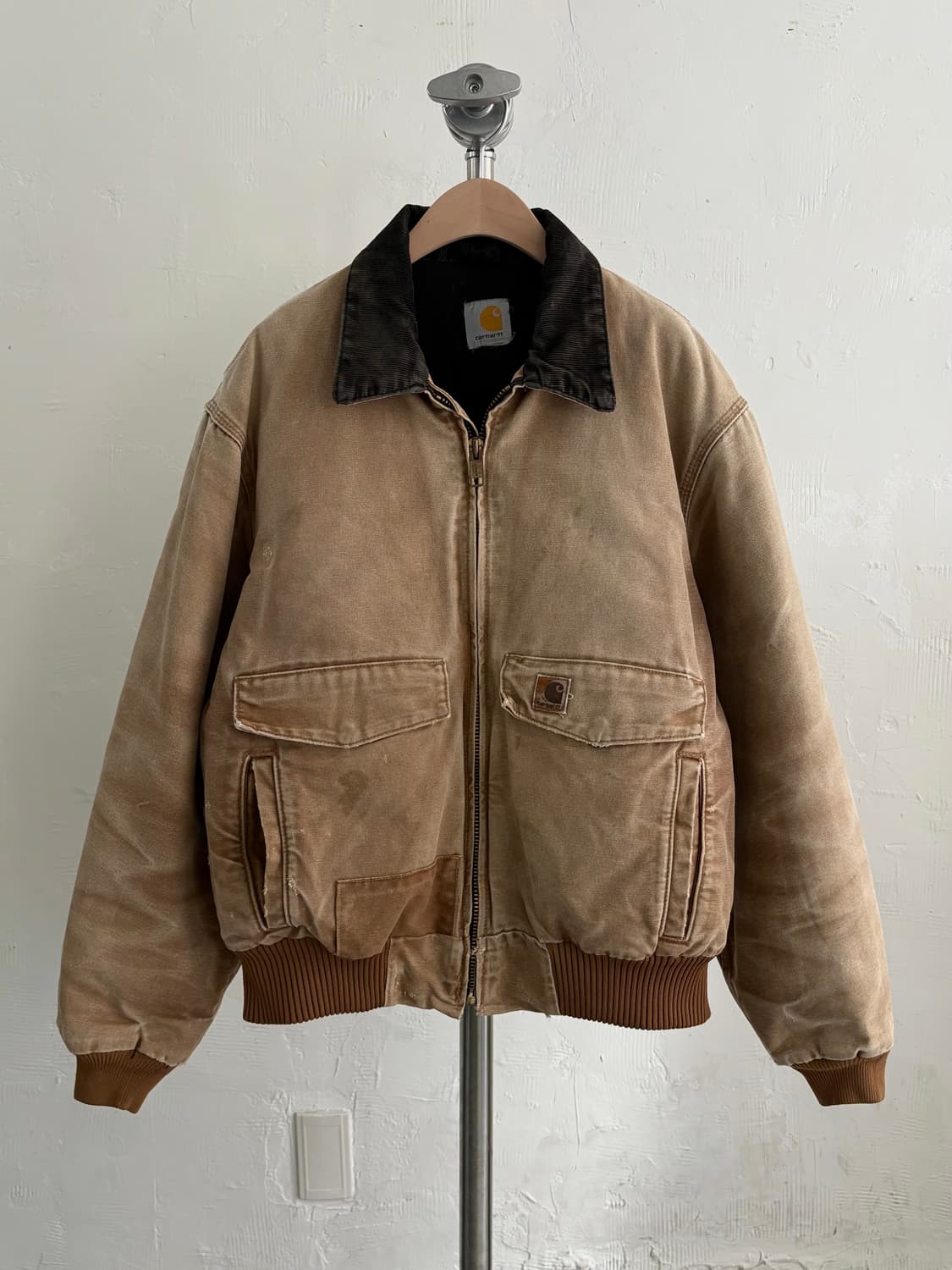 Carhartt 칼하트 90’s J165 베이지 워크 자켓 상품이미지7