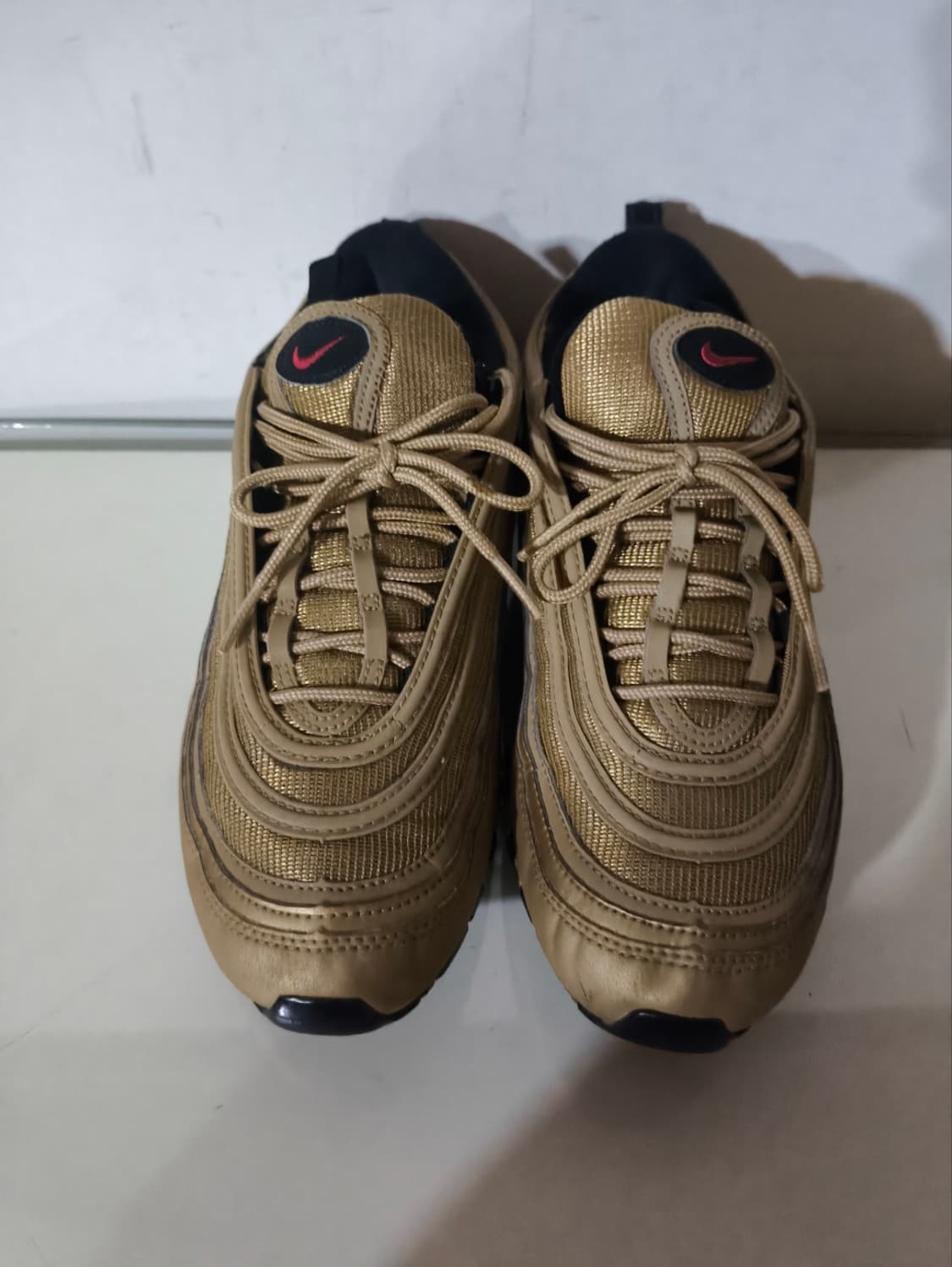 280mm 나이키 에어맥스97 골드 운동화 상품이미지4