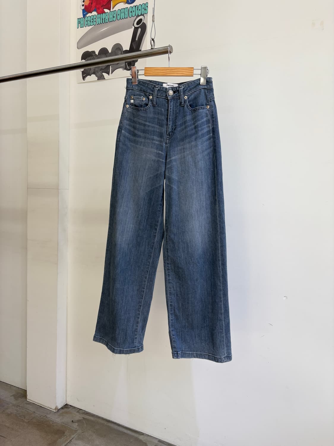 SOMETHING (Made in Japan) 데님팬츠 상품이미지1