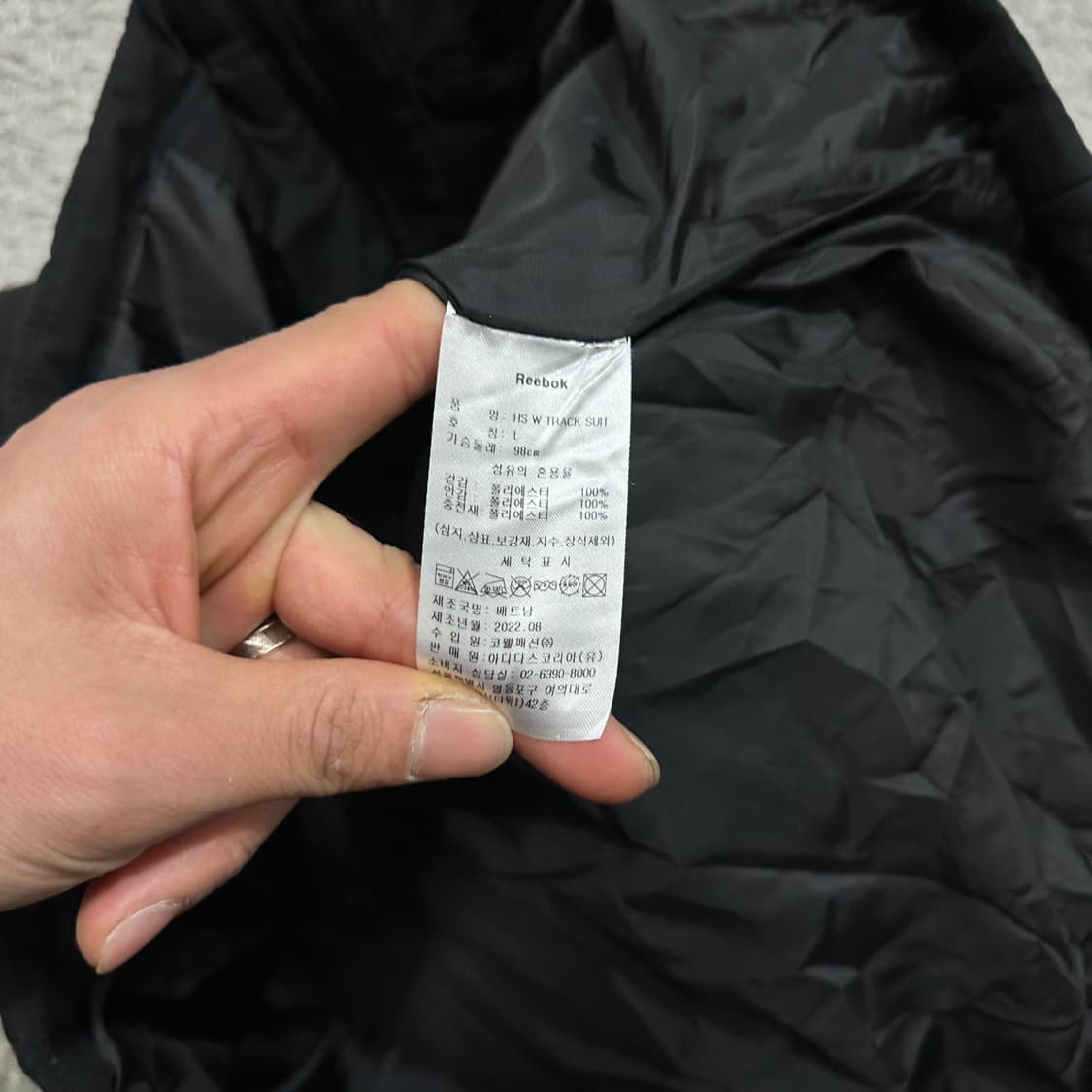 [우먼100] 리복 퀼팅후드자켓 상품이미지5