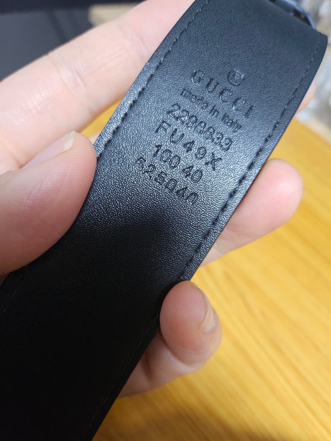 구찌 마몬트 금장 벨트 32-36 상품이미지3