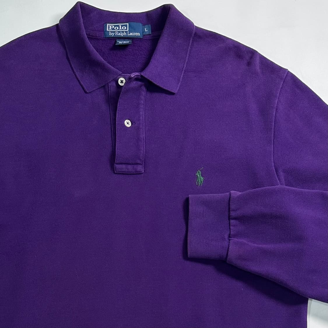 폴로 랄프로렌 퍼플 스웻 럭비 셔츠 상품이미지3