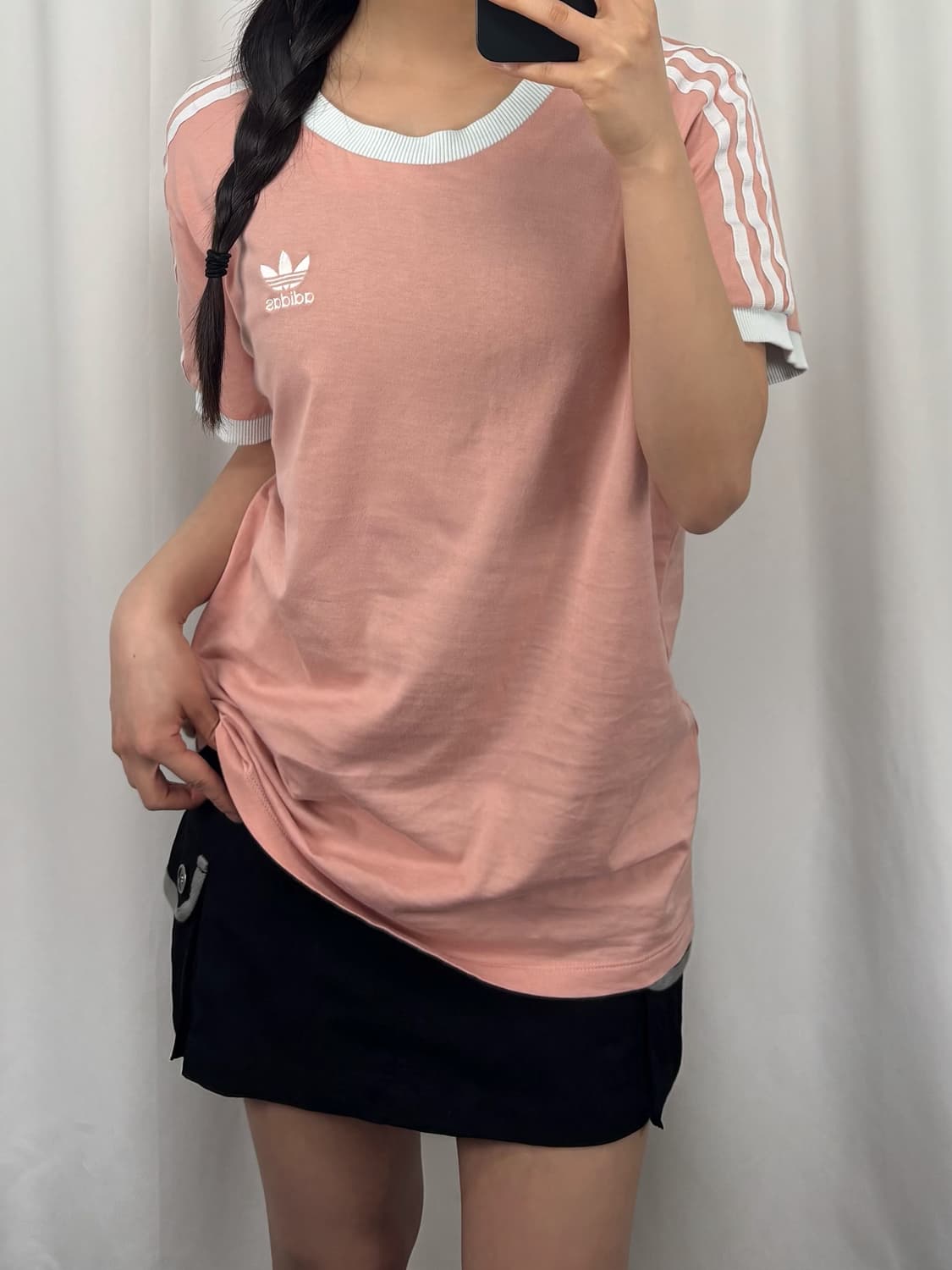 아디다스 핑크 사이드라인 링거티 상품이미지2