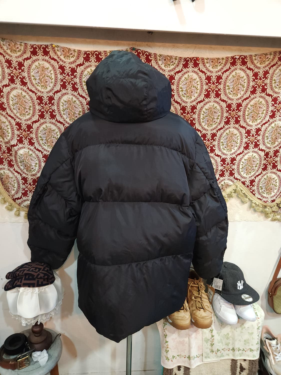 폴로 진스 성조기자수 오리털 패딩점퍼 빅사이즈 상품이미지5