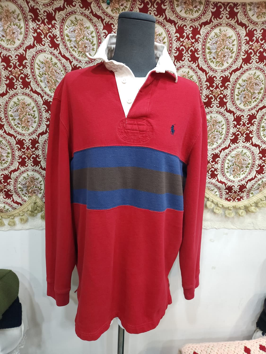 폴로 랄프로렌 배색 럭비 pk 카라티

 상품이미지1