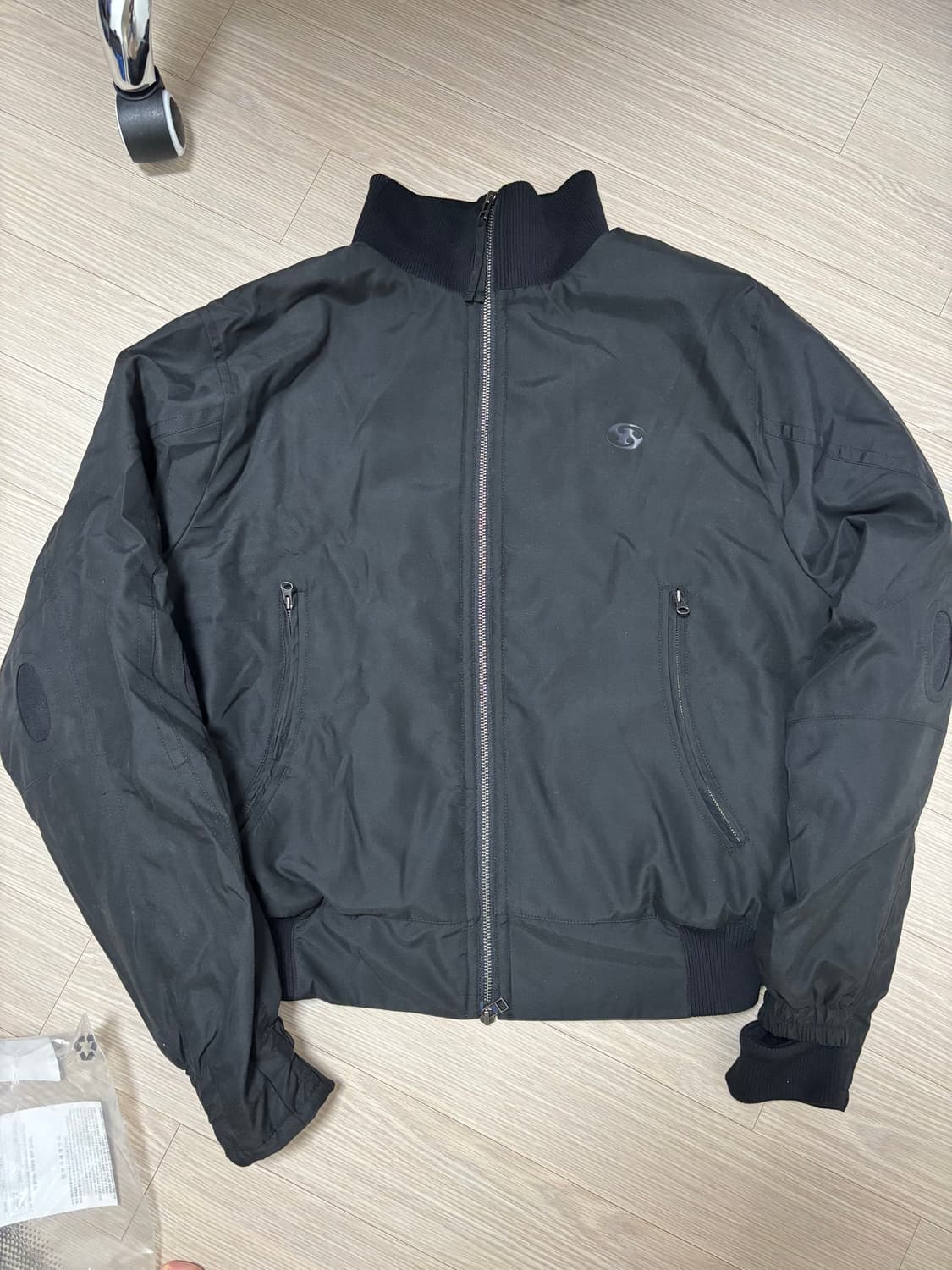 (2) 산산기어 봄버 자켓 블랙 상품이미지2