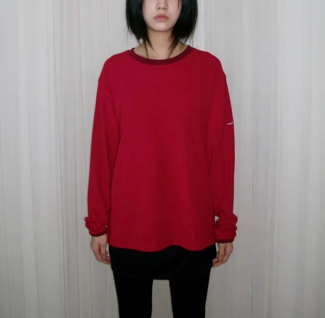 지초이 컴포트 롱슬리브 크랜베리 1사이즈 상품이미지1