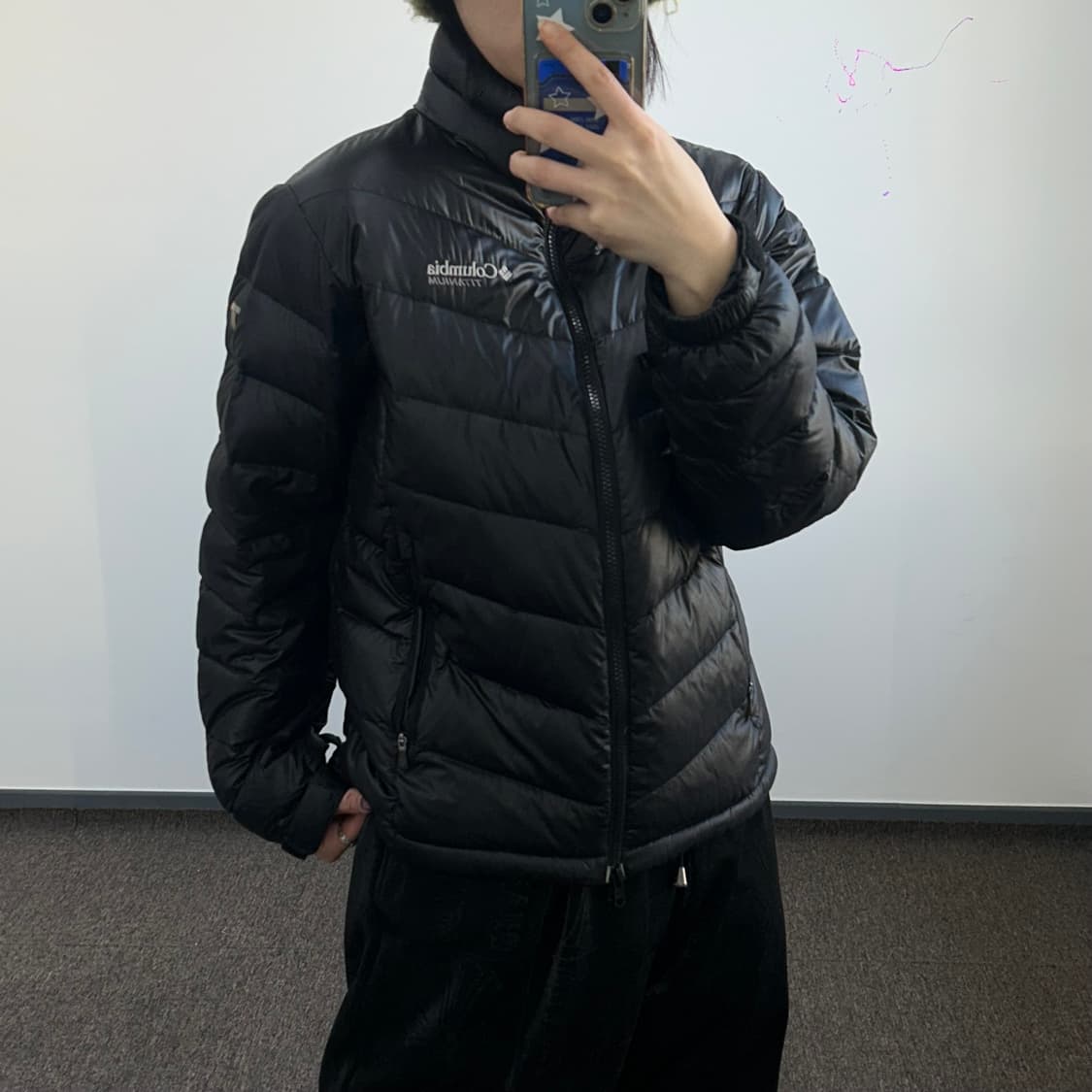 Columbia 콜롬비아 2-way 티타늄 블랙 경량패딩  상품이미지2