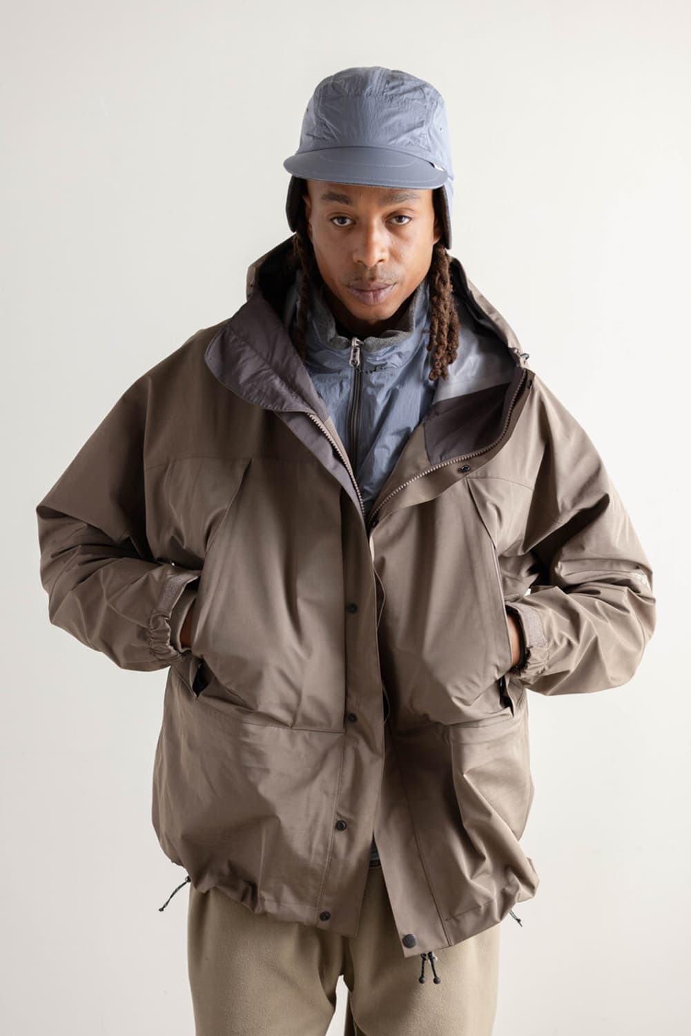 Ends and means 마운틴파카 그레이 카키 XL 앤즈앤민즈 상품이미지1