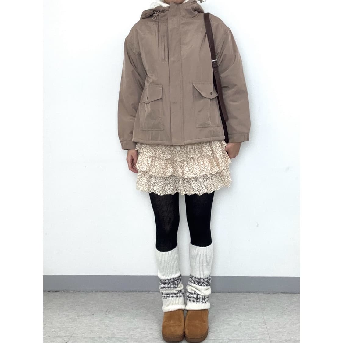 빈티지 기모 패딩 점퍼 상품이미지2