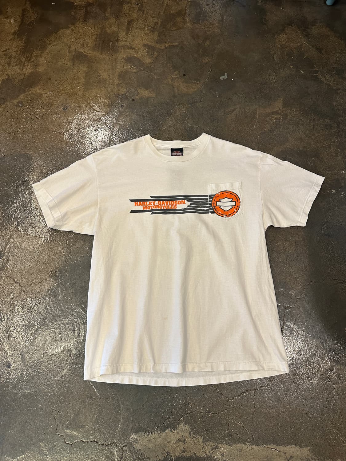 Harley Davidson 할리 데이비슨 포켓 티셔츠 L 상품이미지1