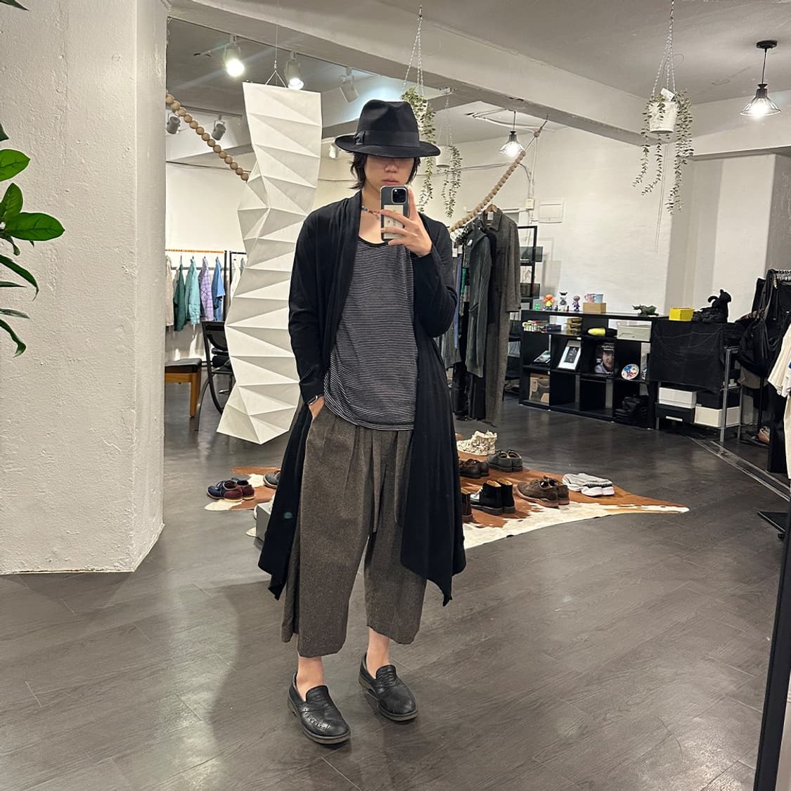 요지야마모토 오픈 롱 가디건 상품이미지4