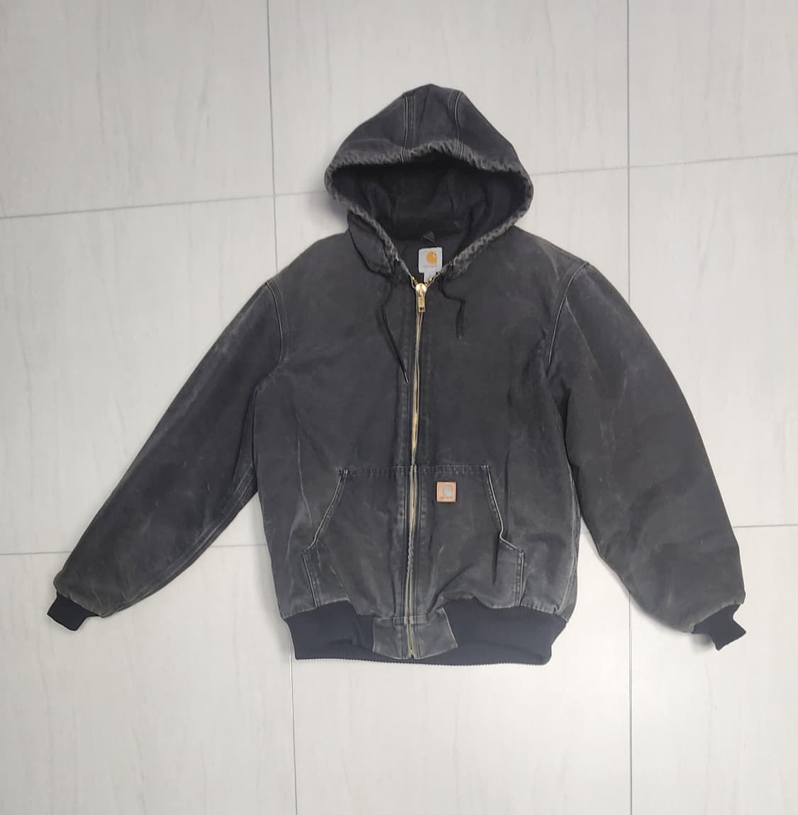 칼하트 j130 구버전 샌드스톤 액티브 자켓 blk L 상품이미지1