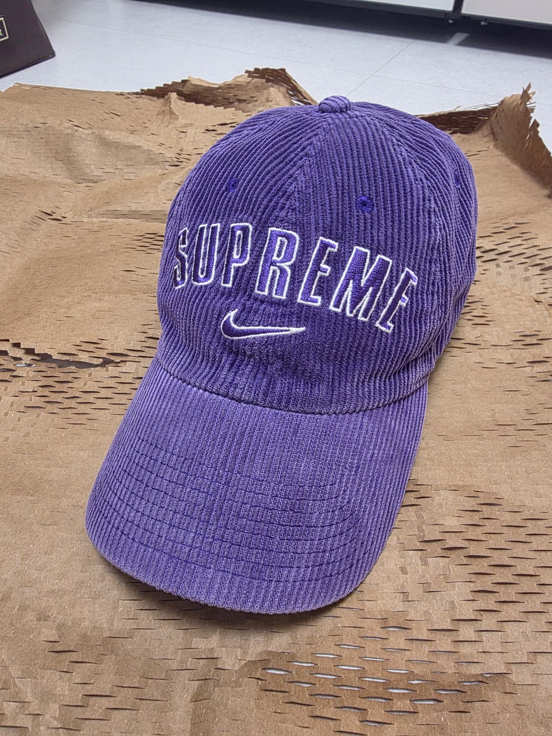슈프림 x 나이키 아크 코듀로이 6-패널 캡 퍼플 - 22SS 상품이미지2