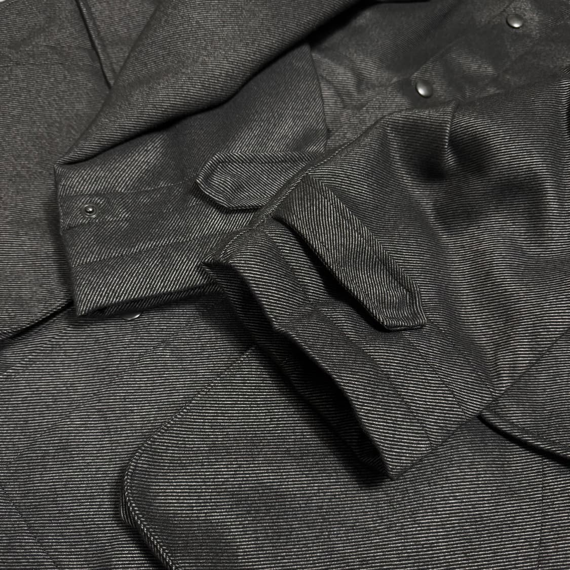 프릭스스토어 다크브라운컬러 폴리에스터 코듀로이넥 2way 헌팅 자켓 상품이미지8