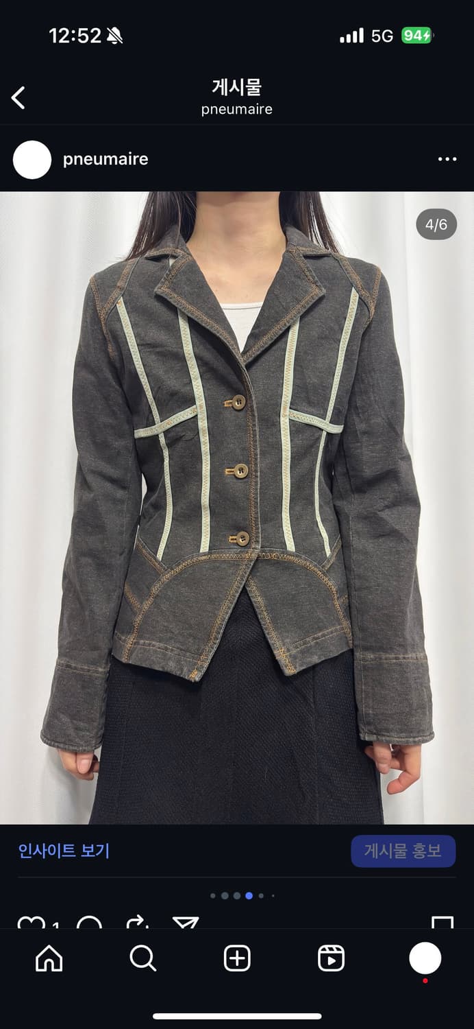 denim design jacket 상품이미지4