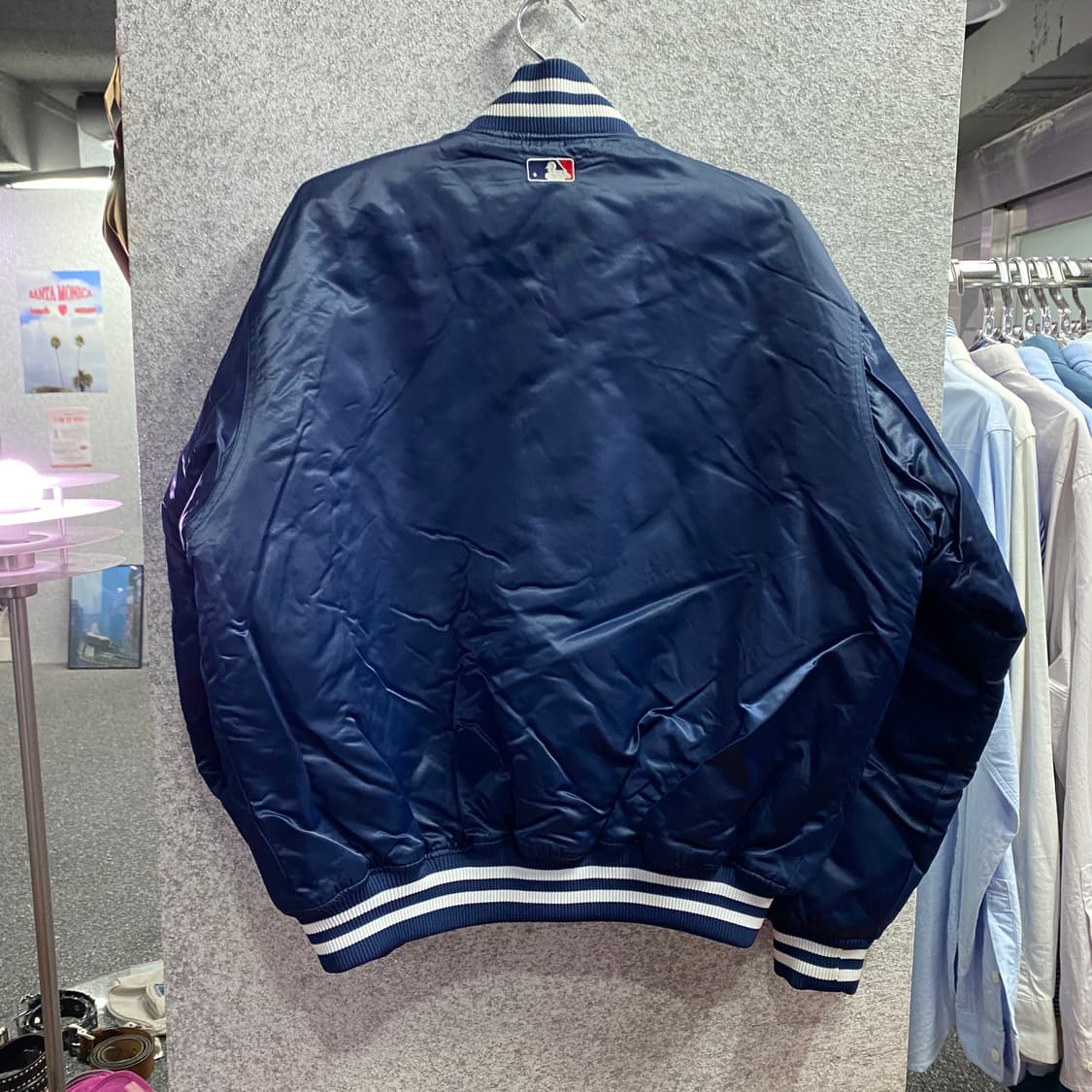 양키스 배스킷볼 네이비 바시티 자켓 b3388 상품이미지4