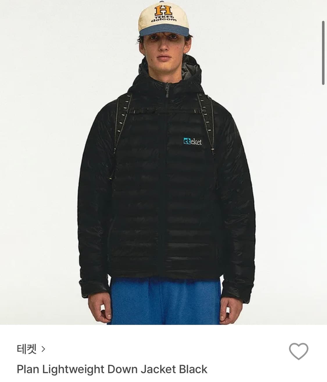 테켓 경량패딩 m사이즈 상품이미지1