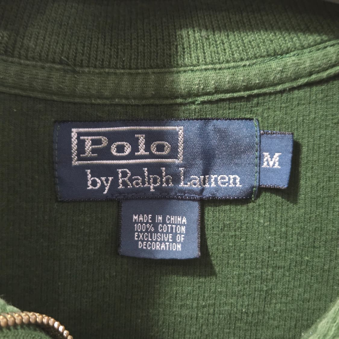 폴로랄프로렌 풀오버 하프집업 M 상품이미지3