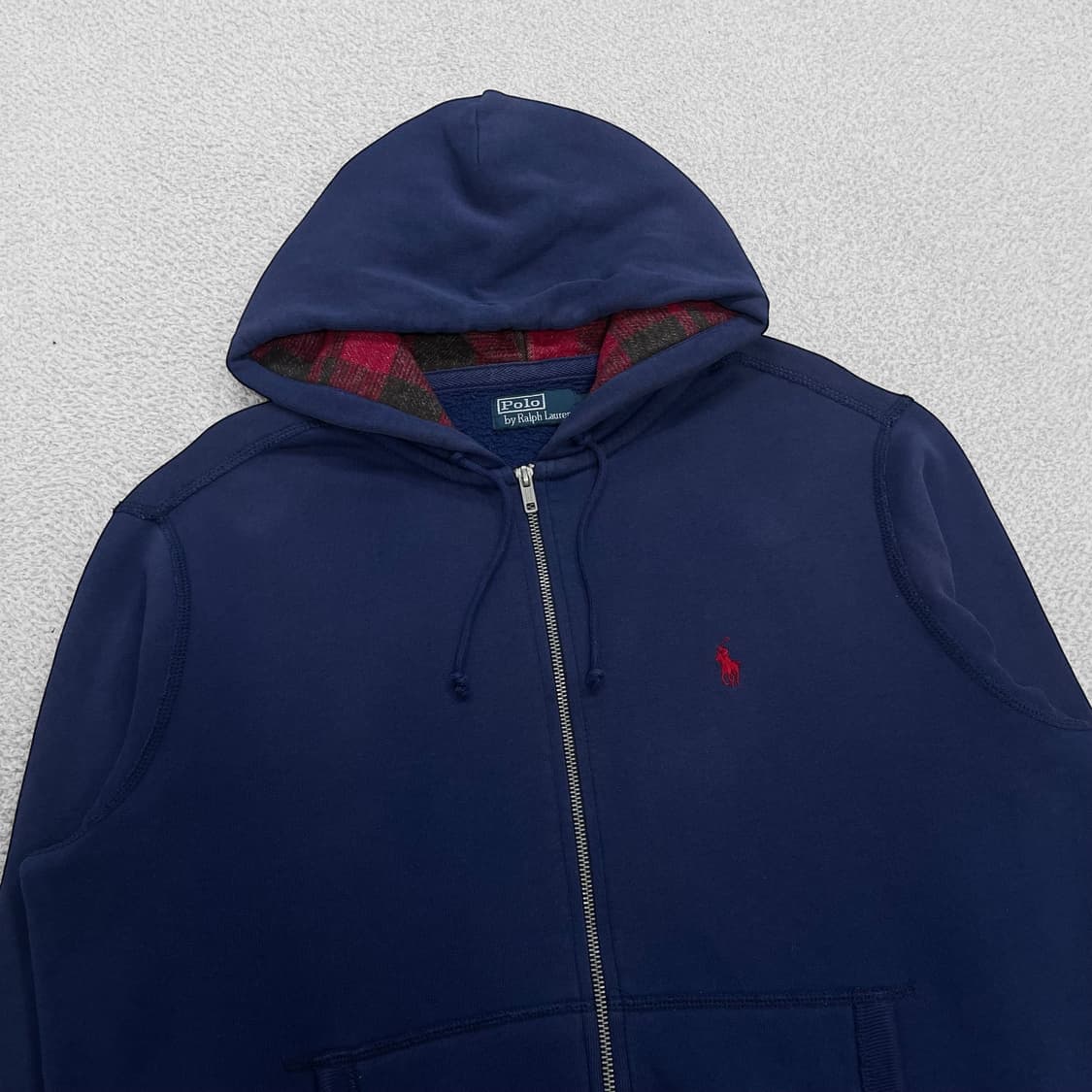 폴로 랄프로렌 포니 로고 후드집업 네이비 상품이미지2