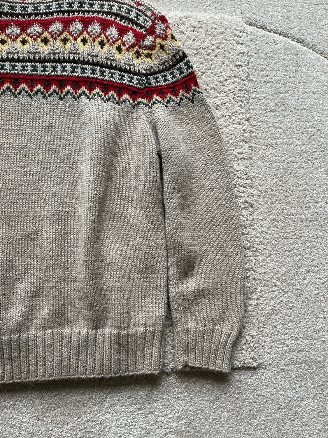 폴로 랄프로렌 페어아일 앙고라 실크 스웨터 (105) 상품이미지8