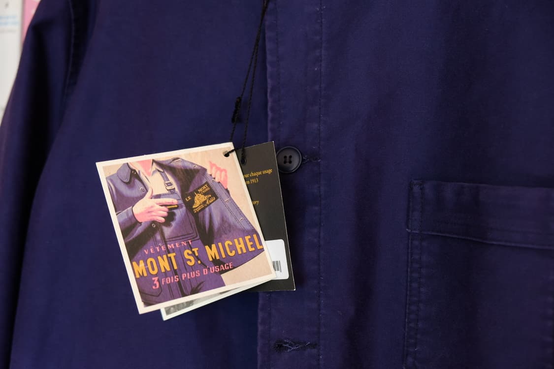 [판매] 르몽생미셸 몰스킨 워크자켓 블루 (50사이즈,거의새것) 상품이미지8