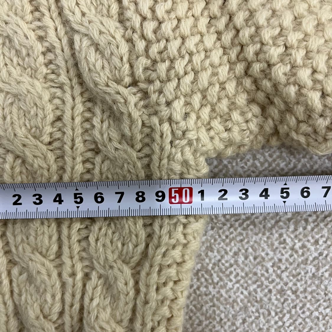 L GQFORD 빈티지 케이블 니트 0129M1 상품이미지6