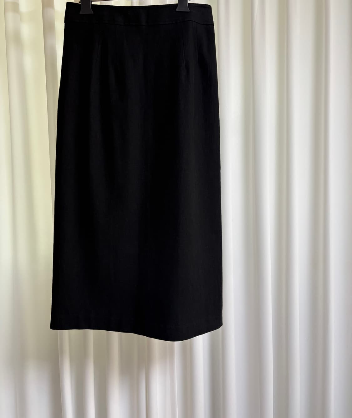 네로리 린넨 스커트 - 블랙 상품이미지1