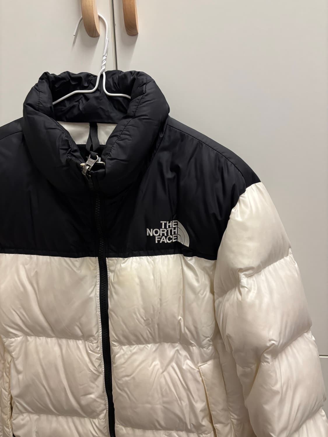 노스페이스 눕시 하이브리드 다운볼 아이보리 상품이미지5